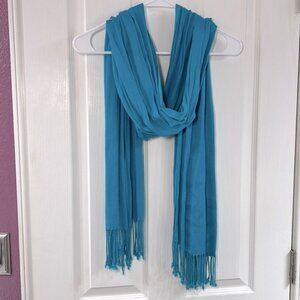 Blue scarf